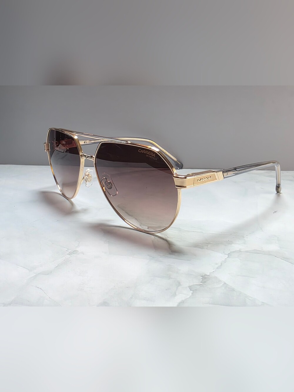 Carrera 1067/S Gold Aviator Gradient Sunglasses